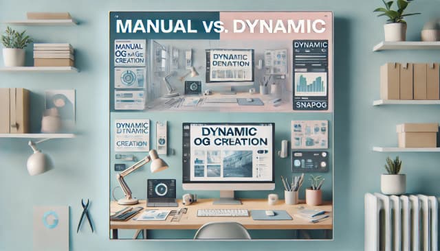 Manual vs Dynamic OG Image Creation: Why Automation is the Clear Winner
