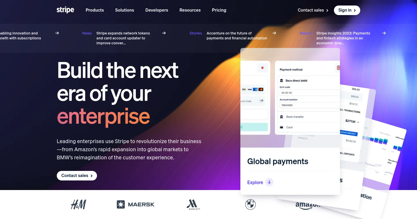 Enterprise Payment Solutions for Large Businesses | Stripe